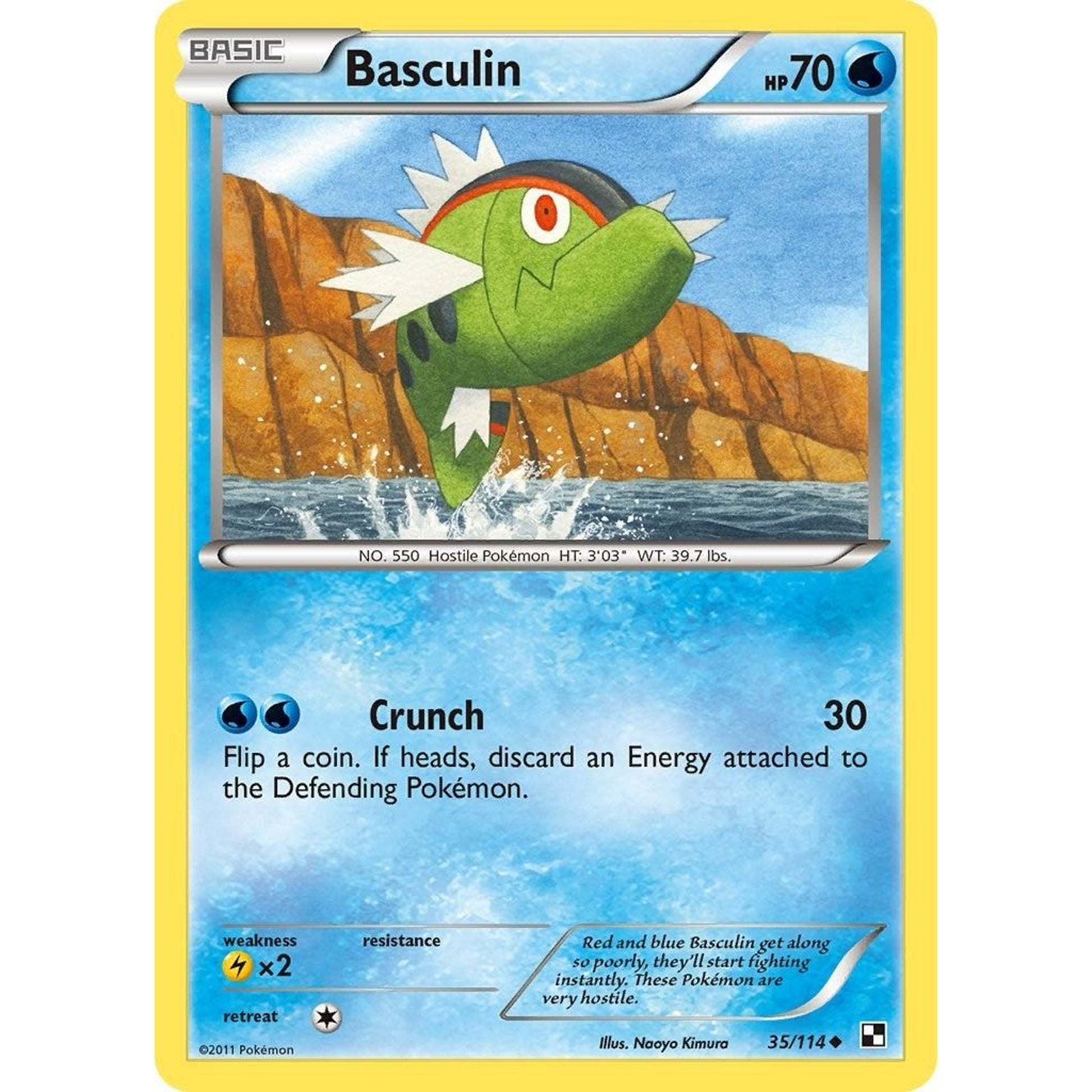 Image for Basculin (35/114) (BLW) - Pokemon