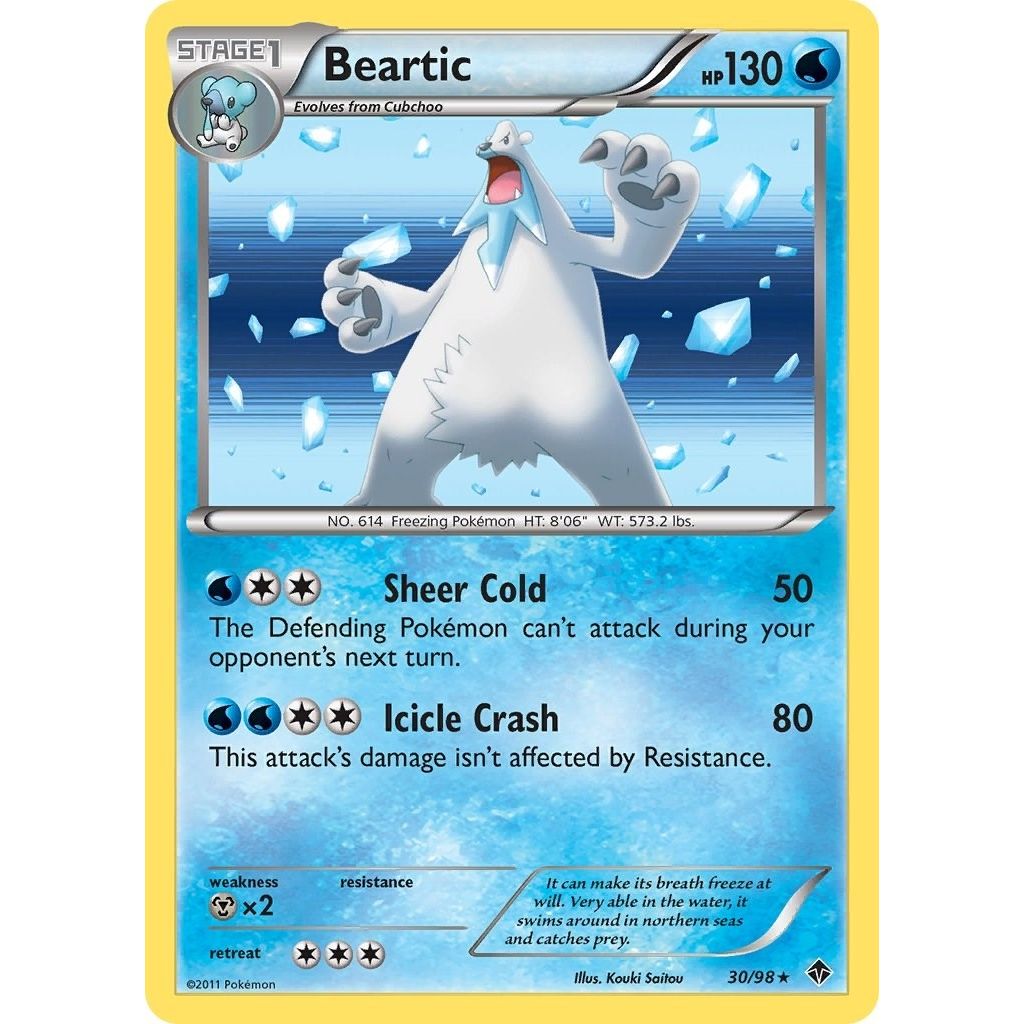 Image for Beartic (30) (30/98) (EPO) - Pokemon