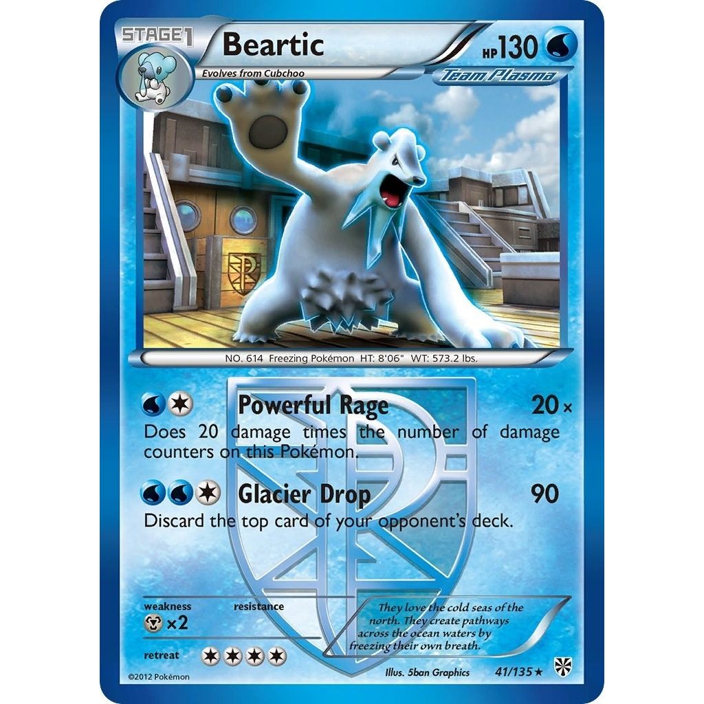 Image for Beartic (Team Plasma) (41/135) (PLS) - Pokemon