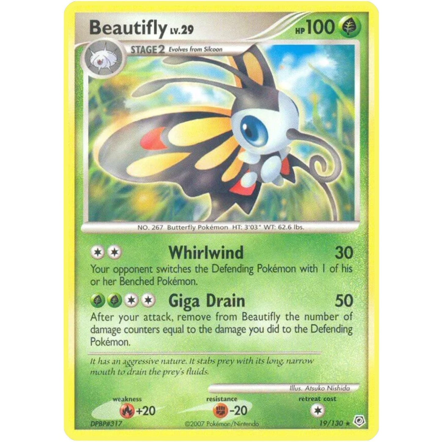 Image for Beautifly (19/130) (DP) - Pokemon