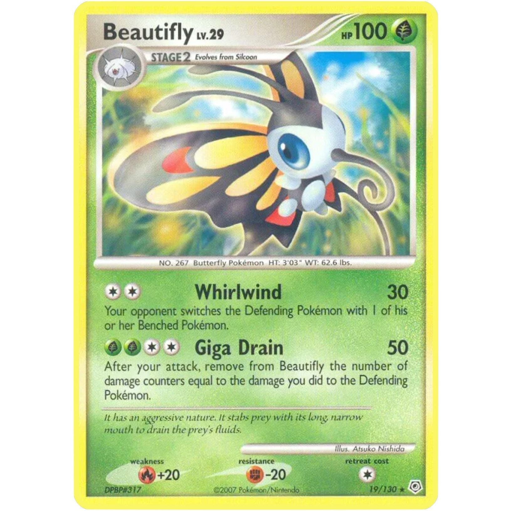 Image for Beautifly (19/130) (DP) - Pokemon