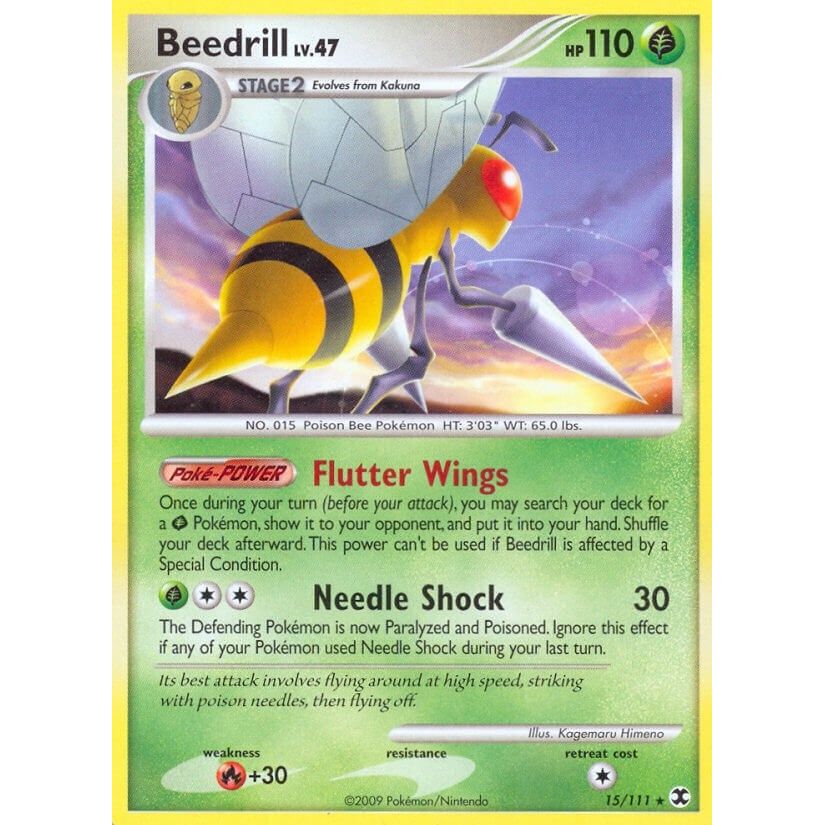 Image for Beedrill (15/111) (RR) - Pokemon
