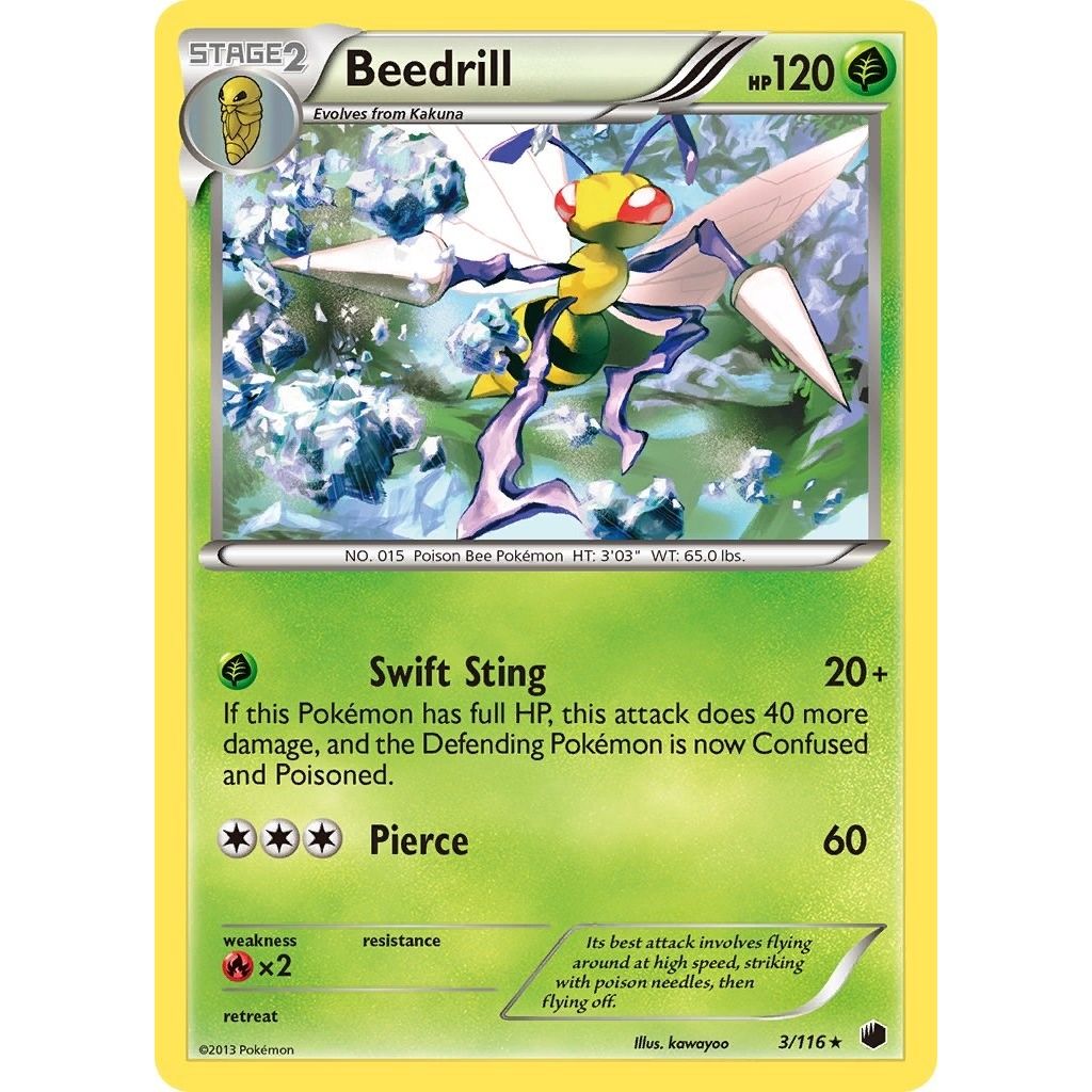 Image for Beedrill (3/116) (PLF) - Pokemon