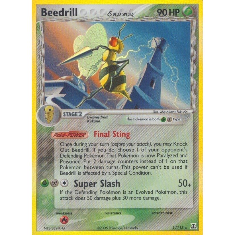 Image for Beedrill (Delta Species) (1/113) (DS) - Pokemon