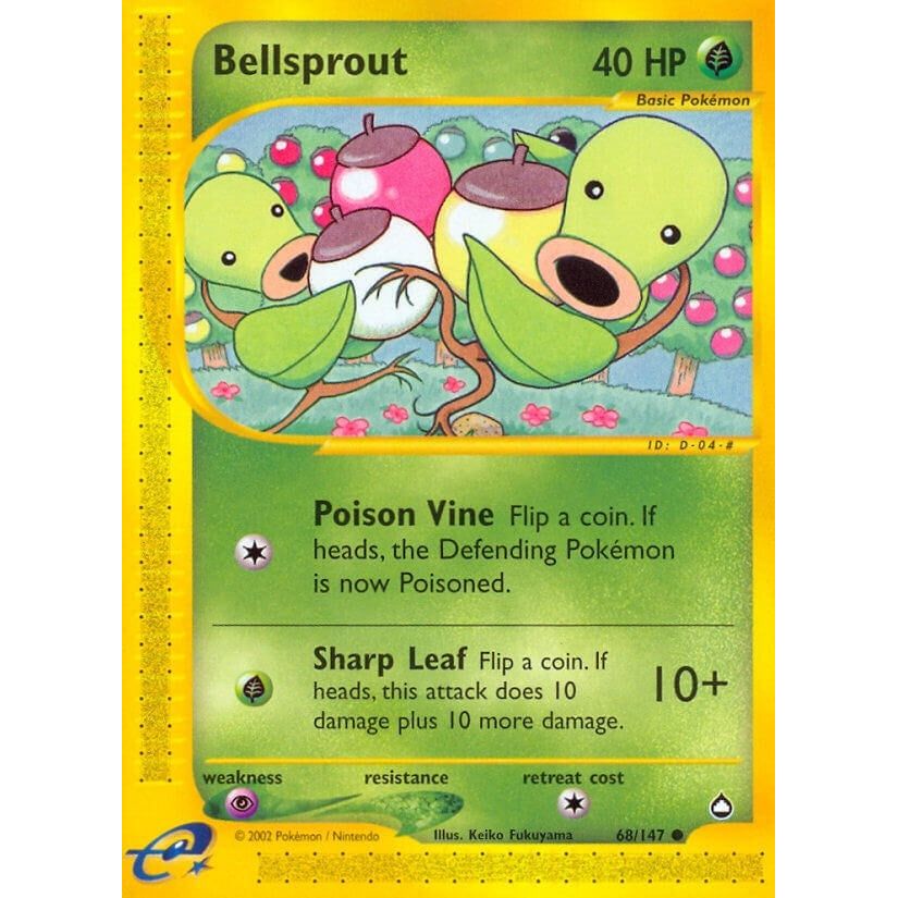 Image for Bellsprout (68) (068/147) (AQ) - Pokemon
