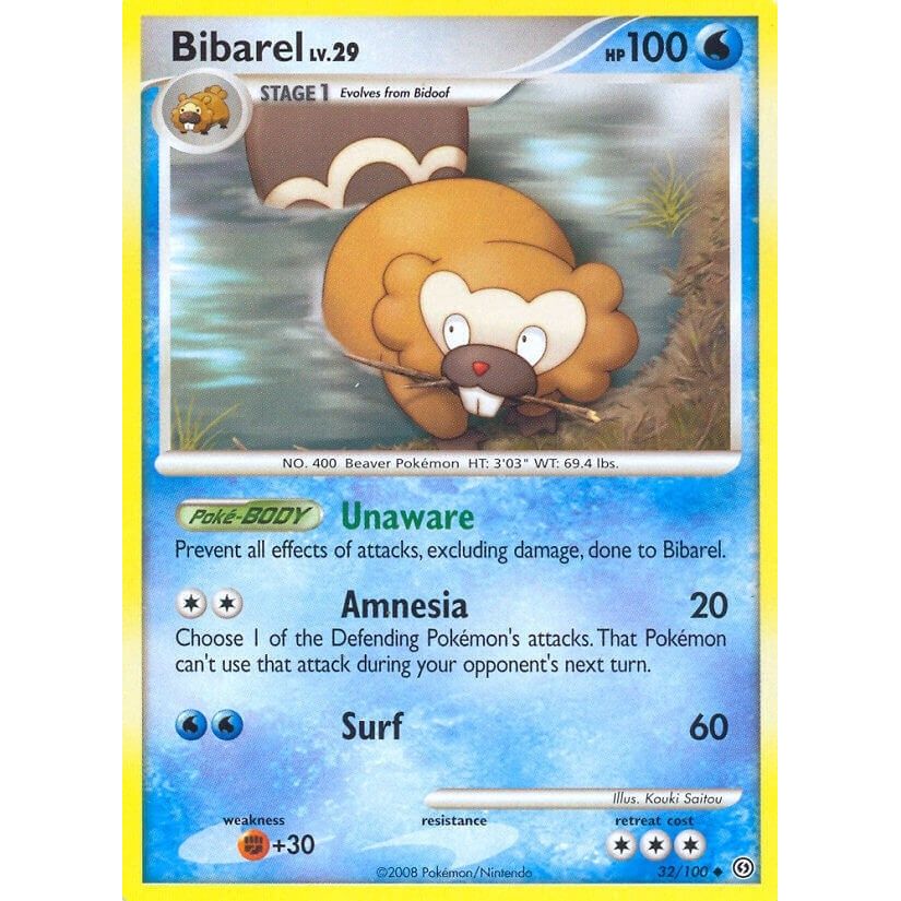 Image for Bibarel (32/100) (SF) - Pokemon