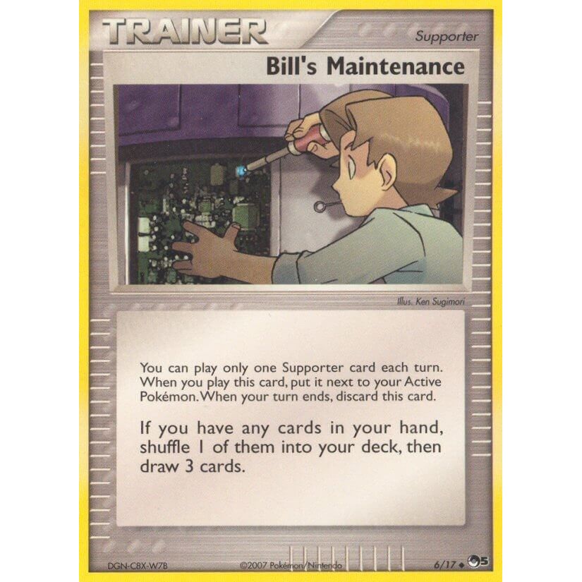 Image for Bill's Maintenance (006/017) (POP) - Pokemon