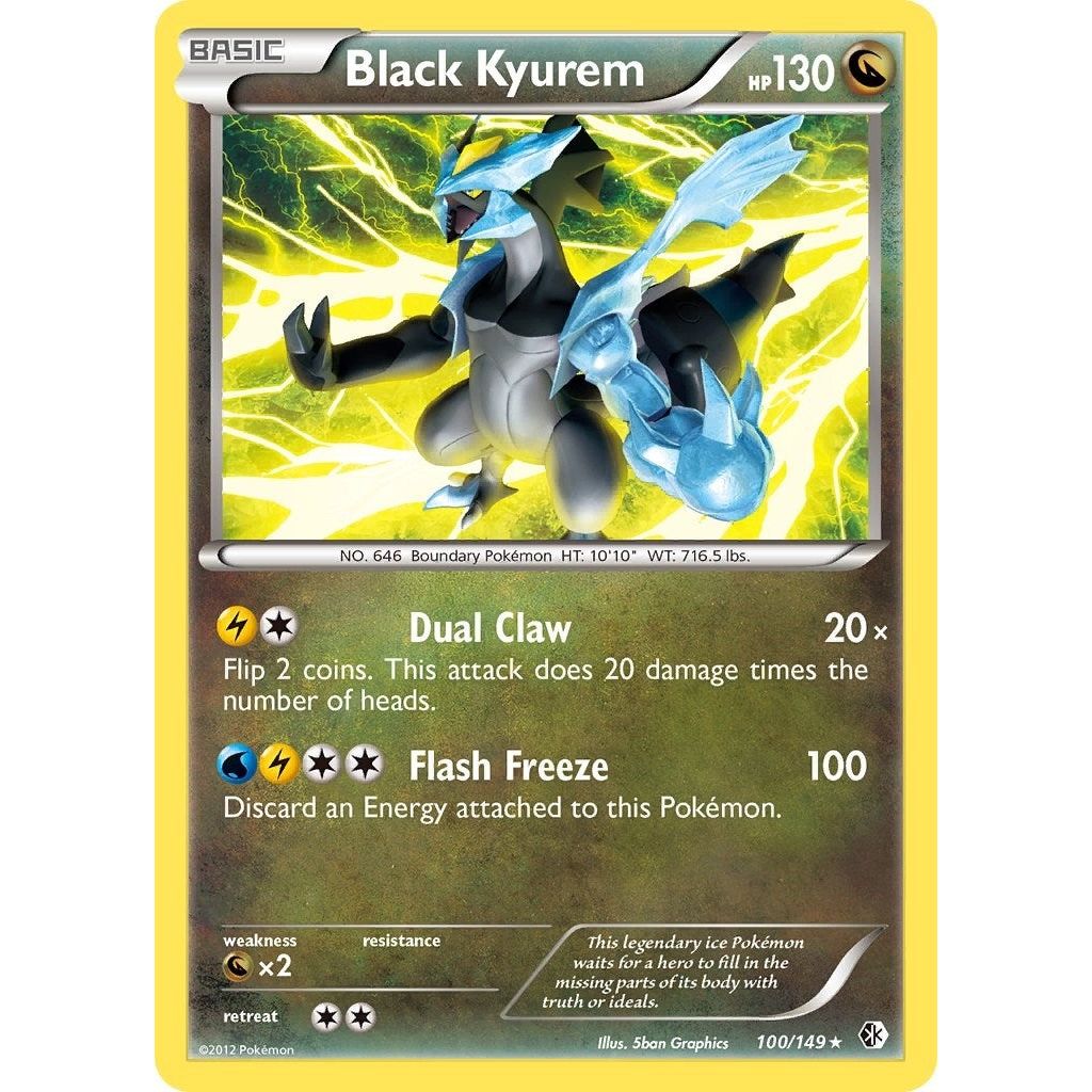 Image for Black Kyurem (100/149) (BCR) - Pokemon