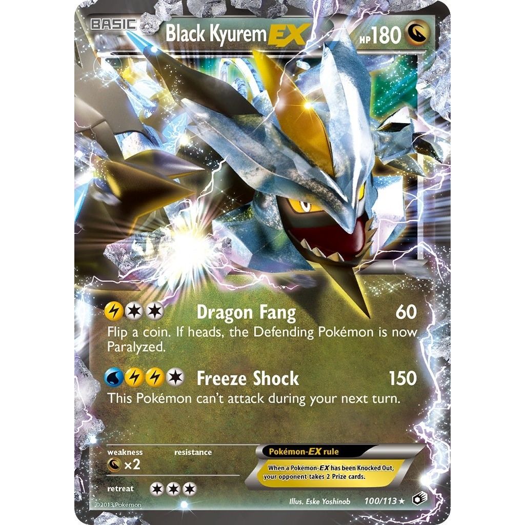 Image for Black Kyurem EX (100/113) (LTR) - Pokemon