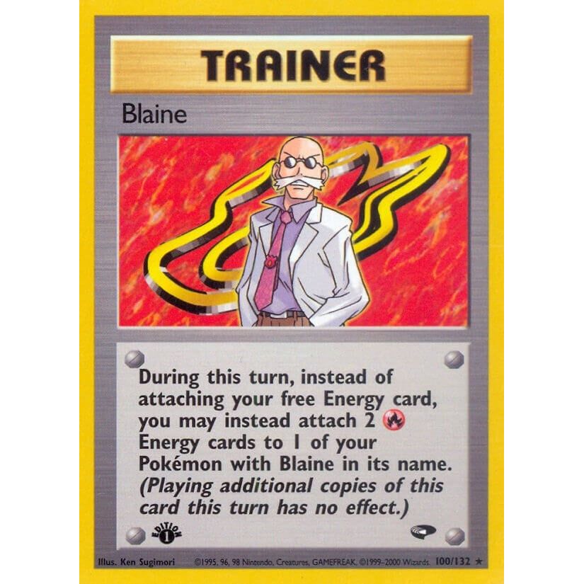 Image for Blaine (100) (100/132) (G2) - Pokemon