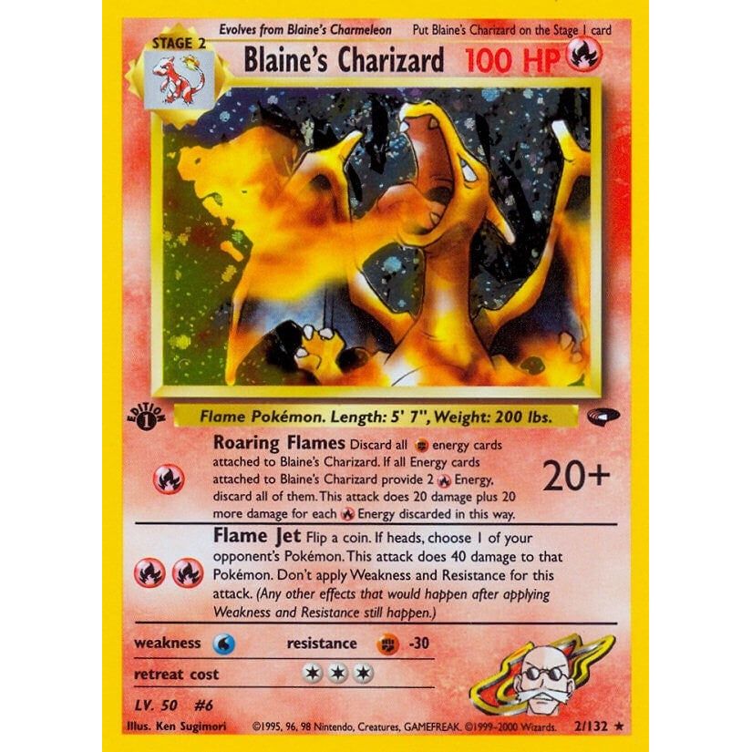 Image for Blaine's Charizard (002/132) (G2) - Pokemon