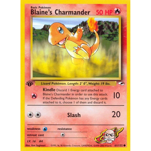 Image for Blaine's Charmander (061/132) (G1) - Pokemon