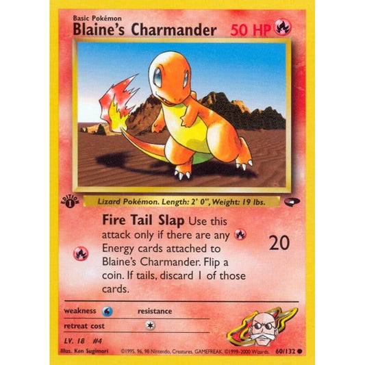 Image for Blaine's Charmander (060/132) (G2) - Pokemon