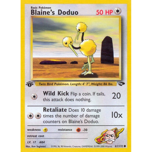 Image for Blaine's Doduo (061/132) (G2) - Pokemon