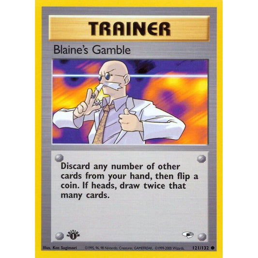 Image for Blaine's Gamble (121/132) (G1) - Pokemon