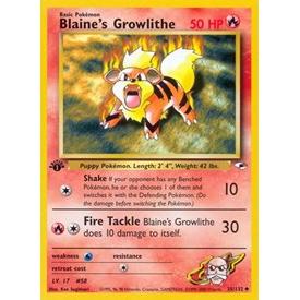 Blaine's Growlithe (35) Pokemon