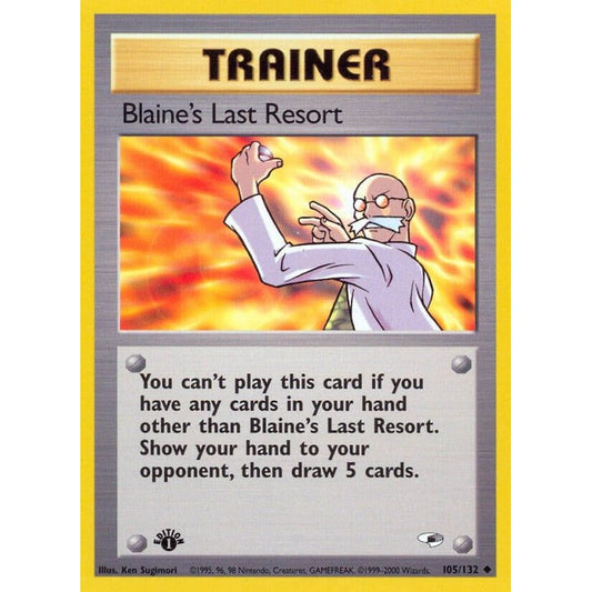Image for Blaine's Last Resort (105/132) (G1) - Pokemon