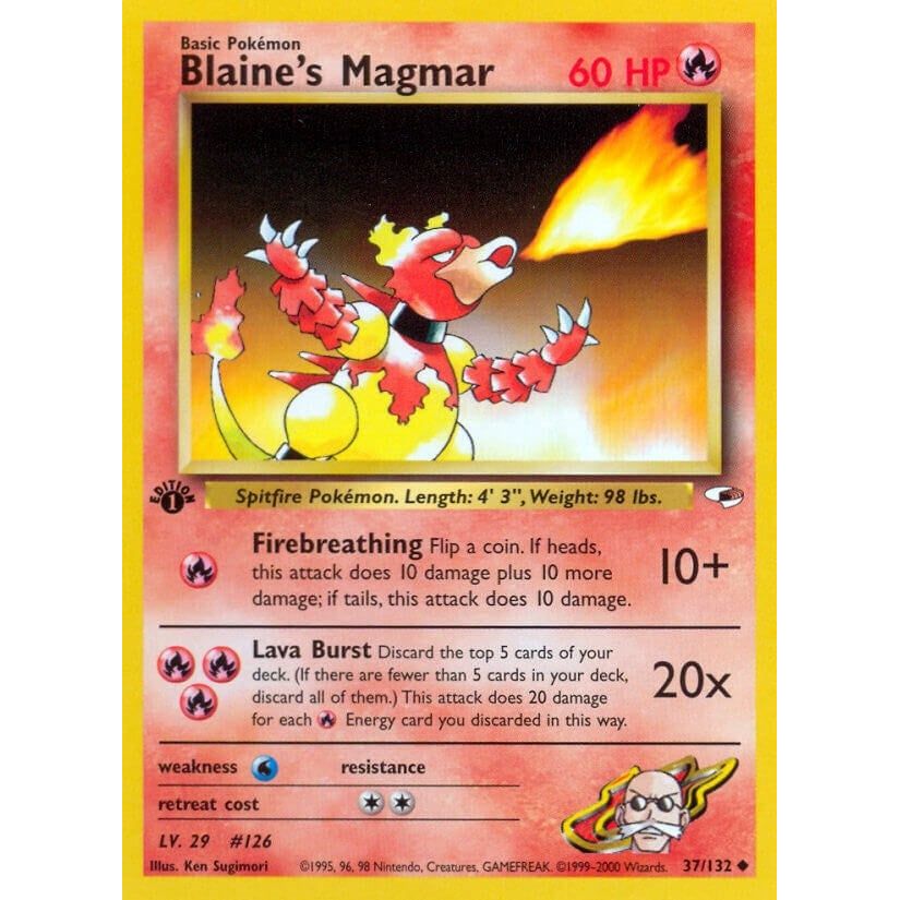 Image for Blaine's Magmar (037/132) (G1) - Pokemon