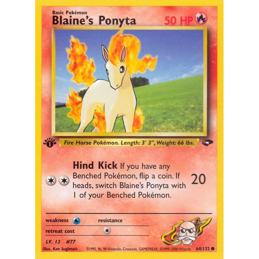 Image for Blaine's Ponyta (064/132) (G2) - Pokemon