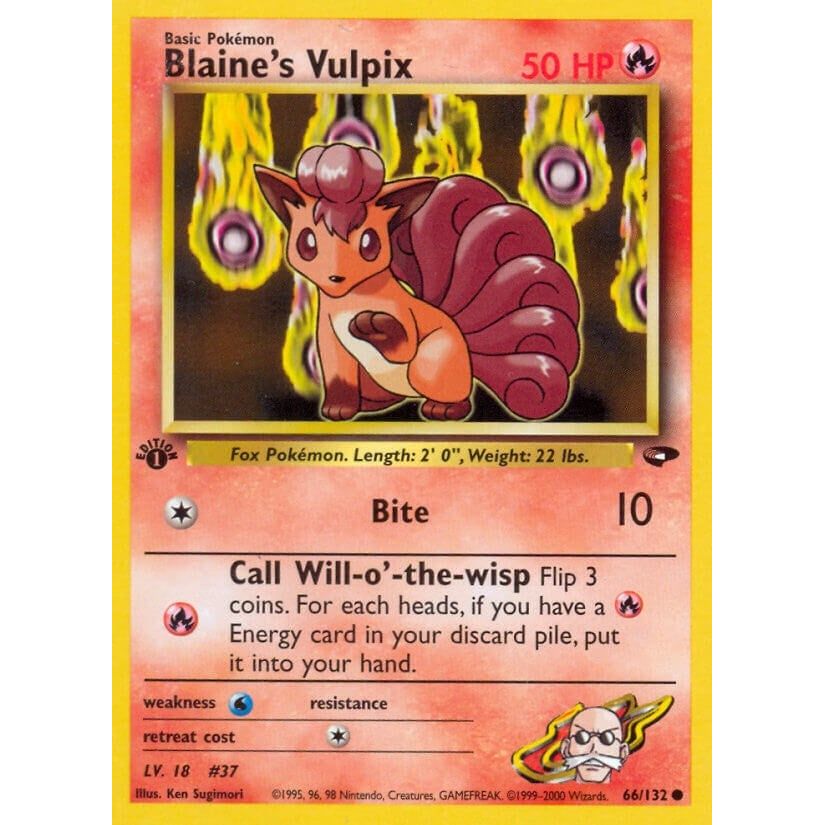 Image for Blaine's Vulpix (066/132) (G2) - Pokemon