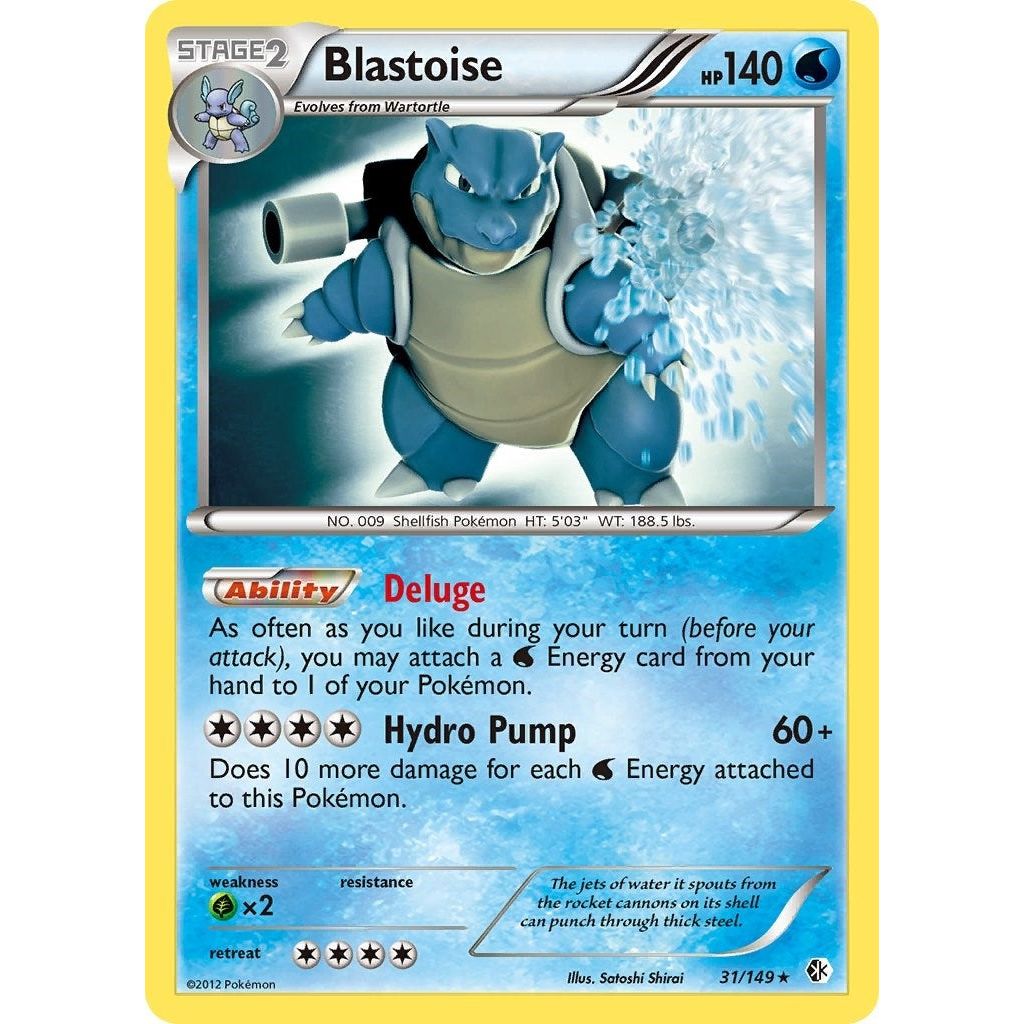 Image for Blastoise (31/149) (BCR) - Pokemon