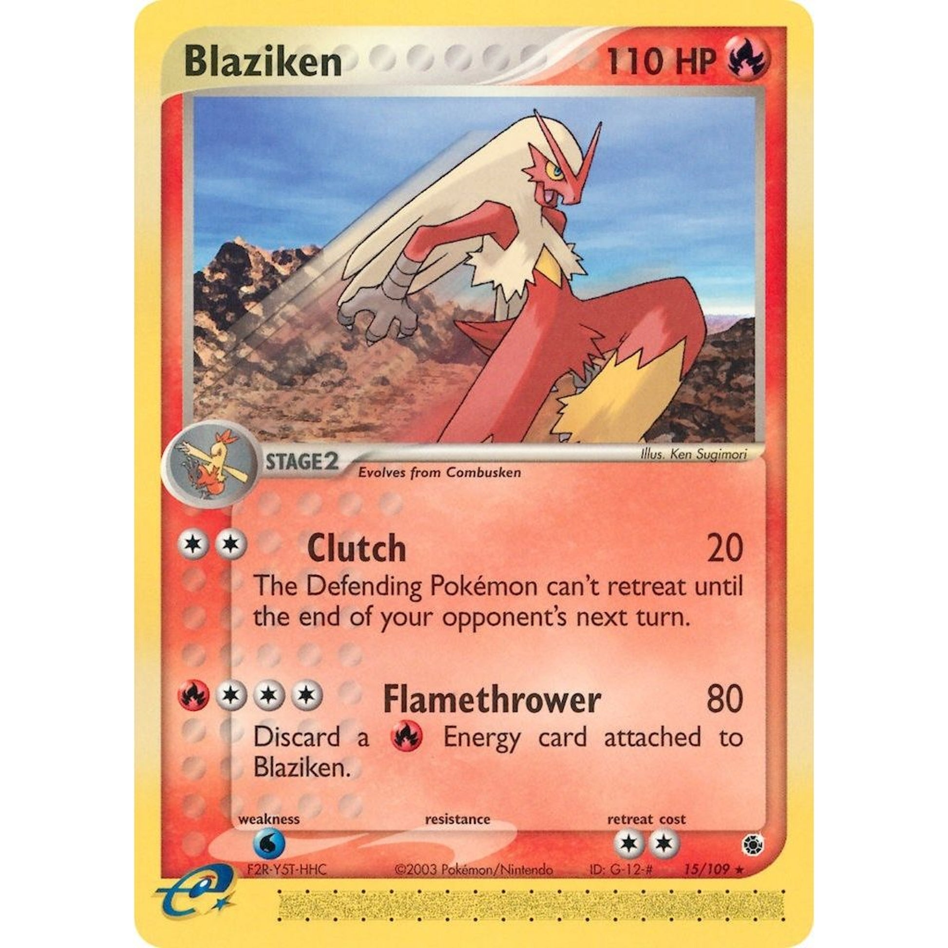Image for Blaziken (15/109) (RS) - Pokemon