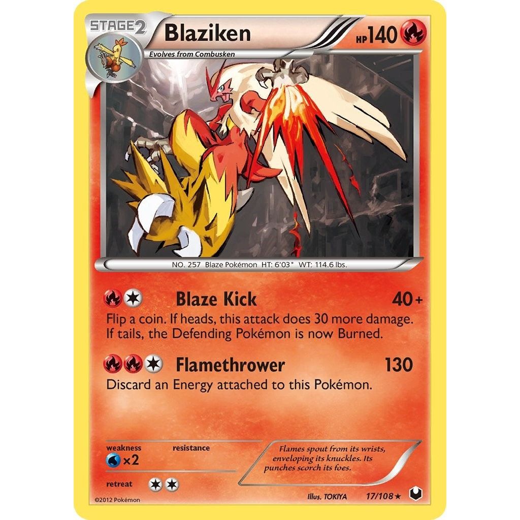 Image for Blaziken (17/108) (DEX) - Pokemon