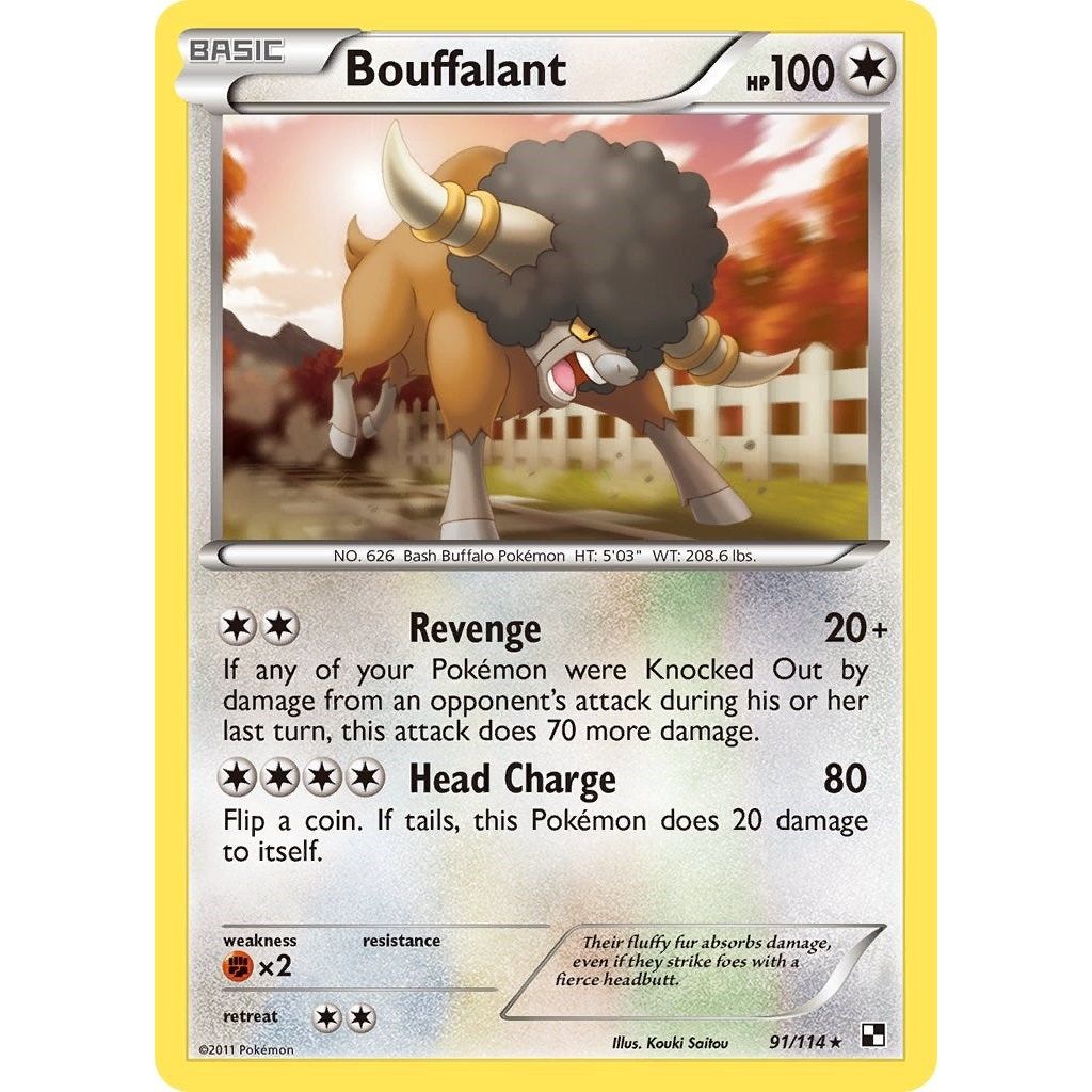 Image for Bouffalant (91) (91/114) (BLW) - Pokemon
