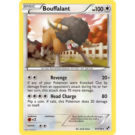 Image for Bouffalant (91) (91/114) (BLW) - Pokemon