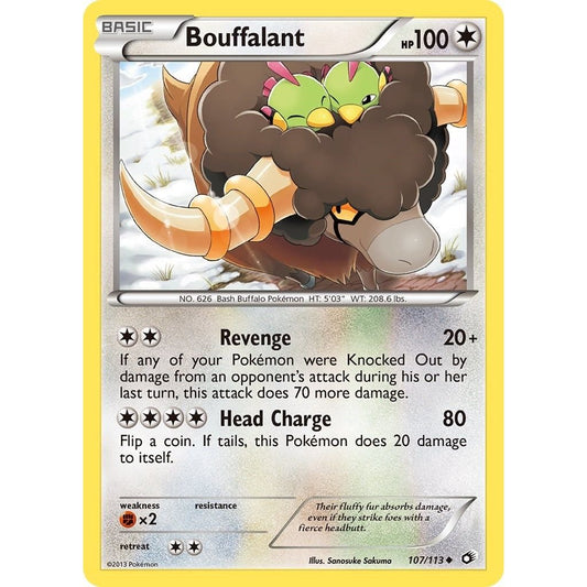 Image for Bouffalant (107/113) (LTR) - Pokemon