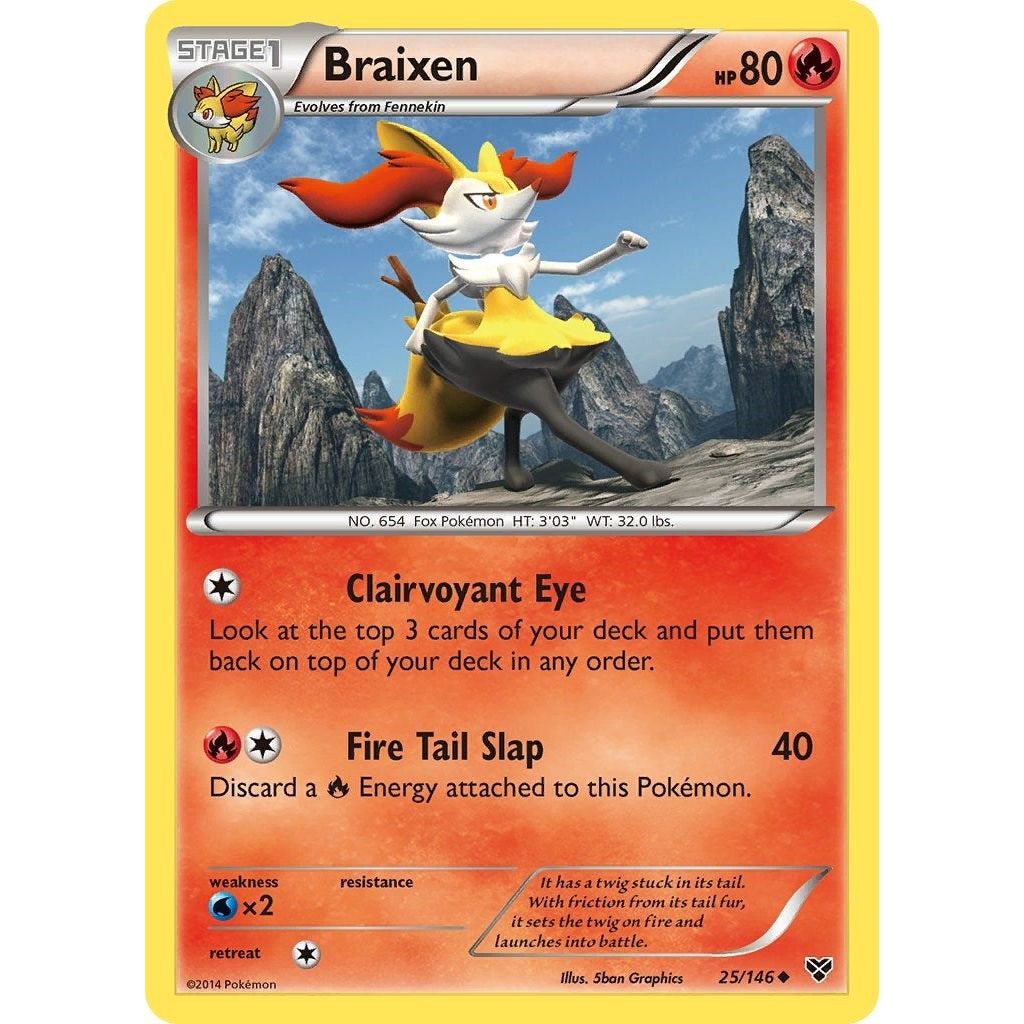 Image for Braixen (25/146) (XY) - Pokemon