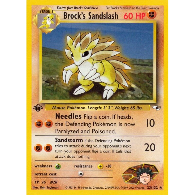 Image for Brock's Sandslash (023/132) (G1) - Pokemon