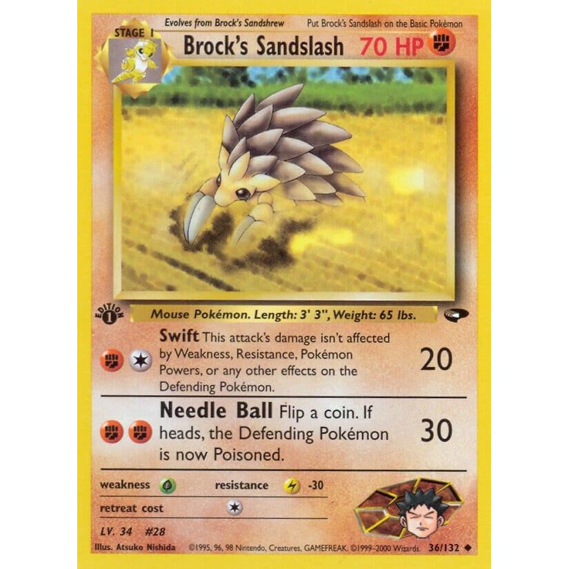 Image for Brock's Sandslash (036/132) (G2) - Pokemon