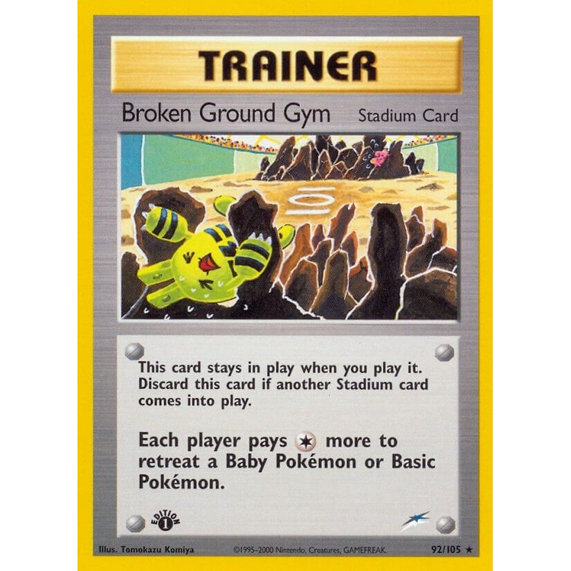 Image for Broken Ground Gym (092/105) (N4) - Pokemon