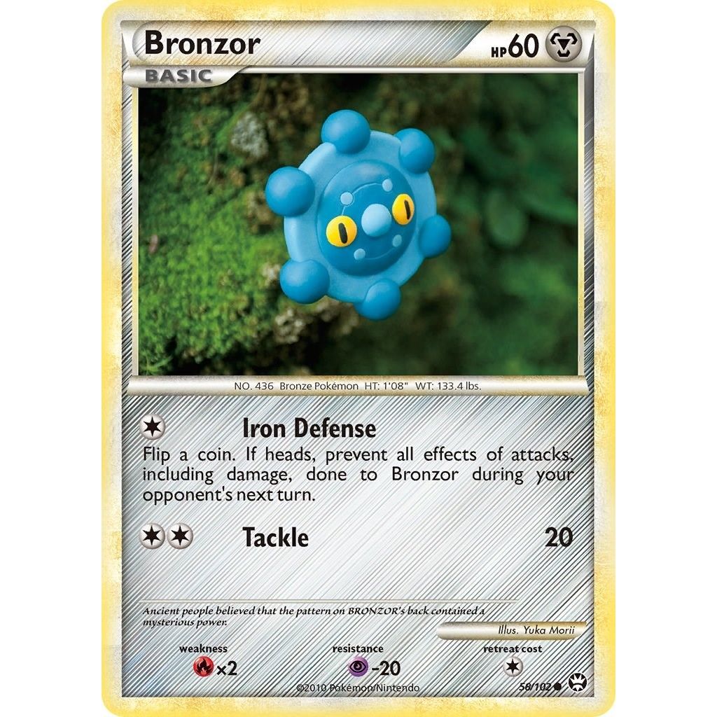 Image for Bronzor (58/102) (TM) - Pokemon
