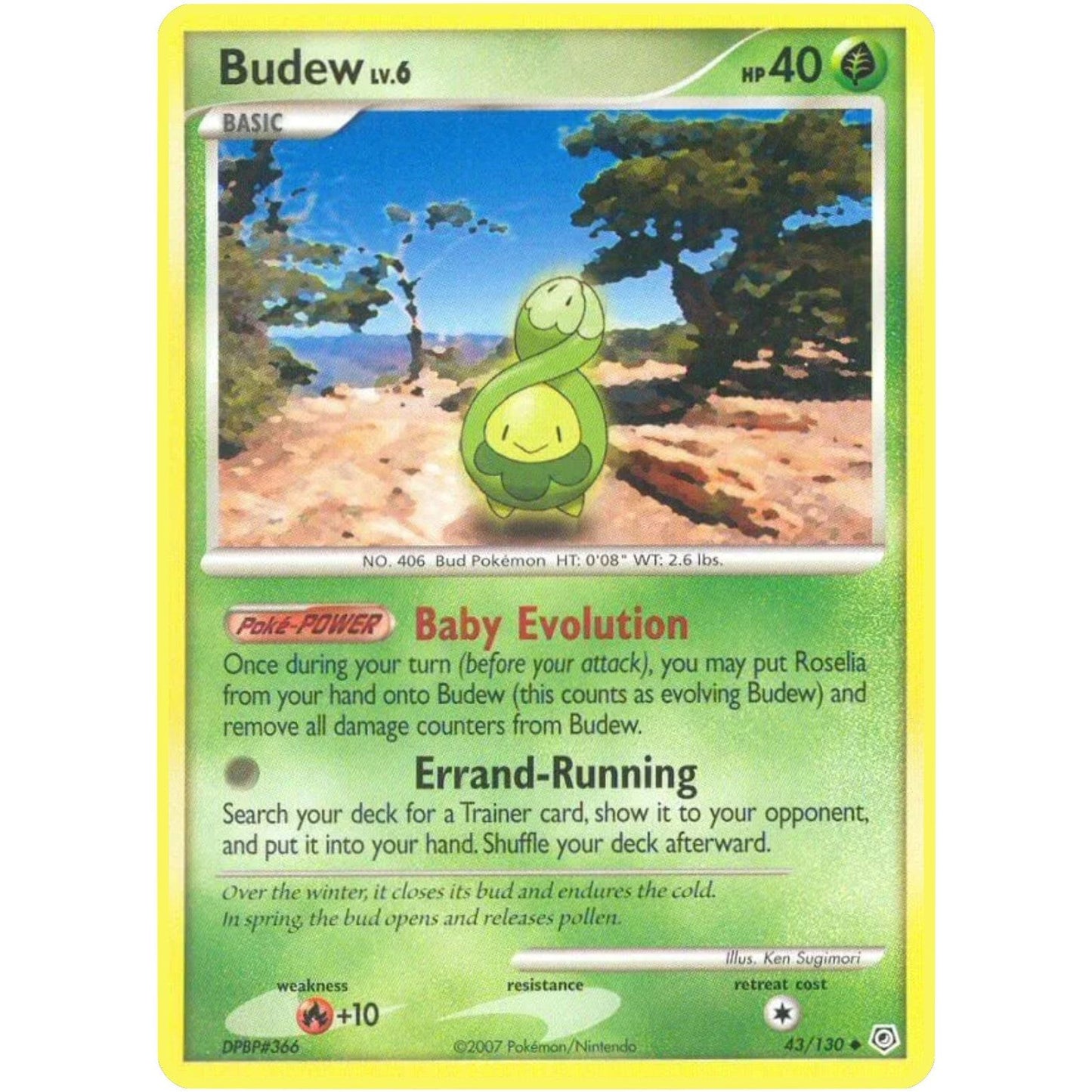 Image for Budew (43/130) (DP) - Pokemon