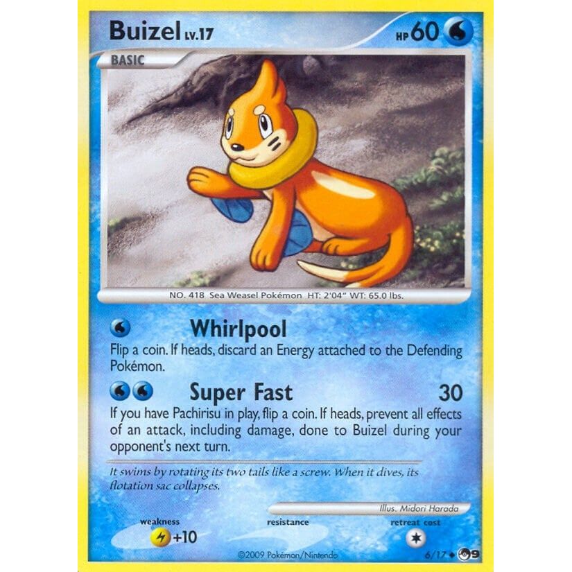 Image for Buizel (006/017) (POP) - Pokemon