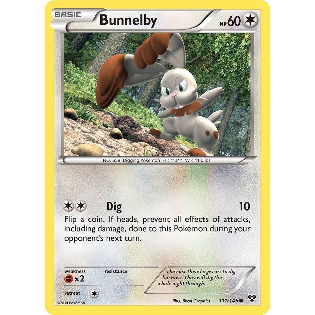 Image for Bunnelby (111/146) (XY) - Pokemon