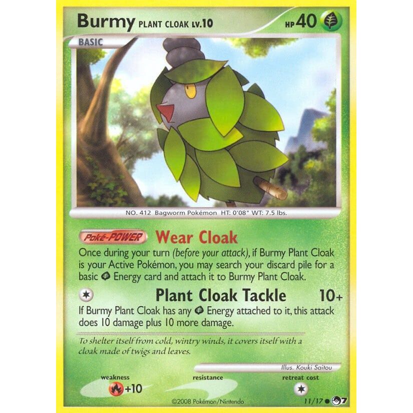 Image for Burmy Plant Cloak (011/017) (POP) - Pokemon