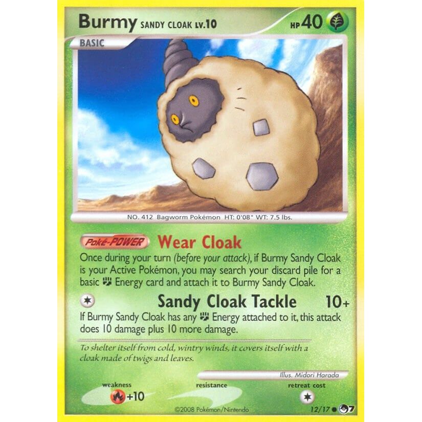 Image for Burmy Sandy Cloak (012/017) (POP) - Pokemon