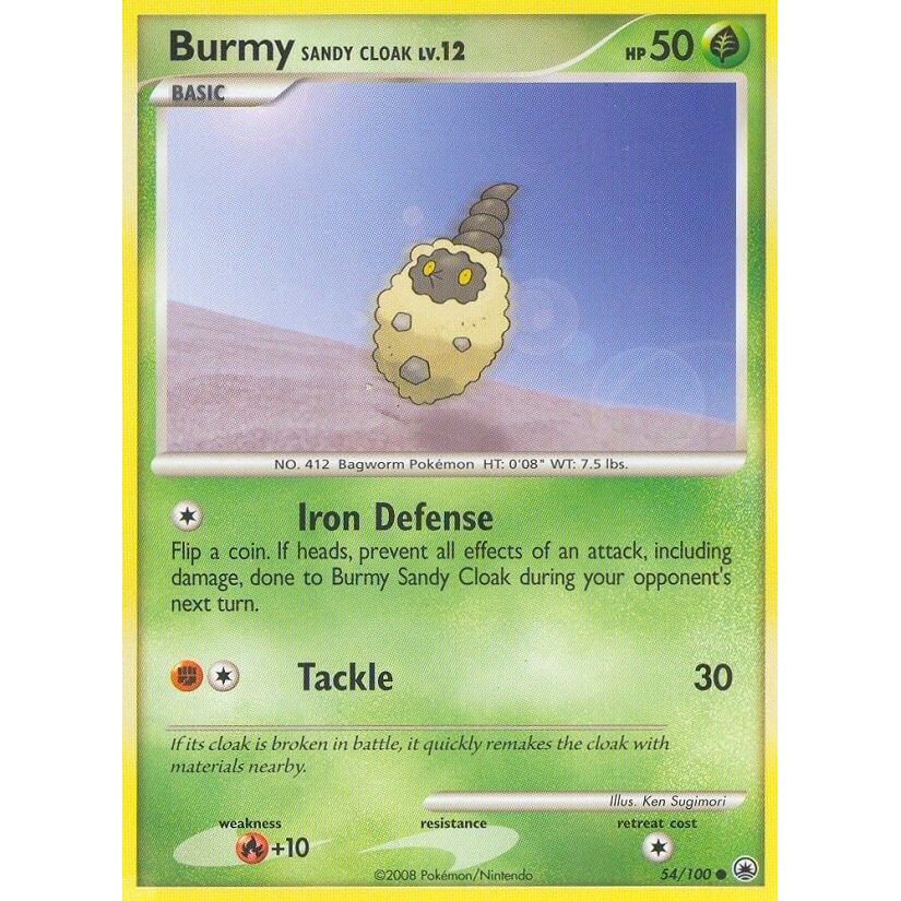 Image for Burmy Sandy Cloak (54/100) (MD) - Pokemon