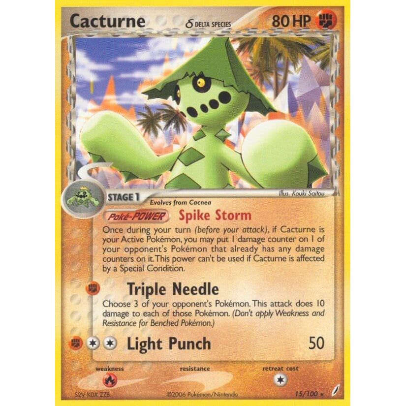 Image for Cacturne (Delta Species) (15/100) (CG) - Pokemon