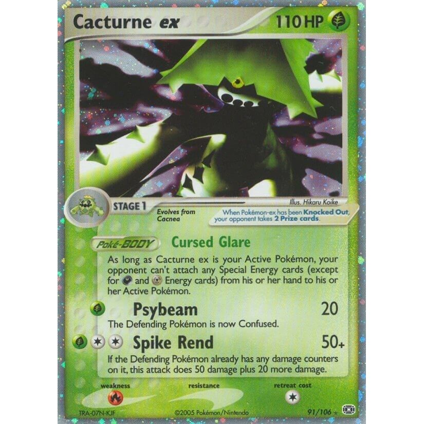 Image for Cacturne ex (91/106) (EM) - Pokemon