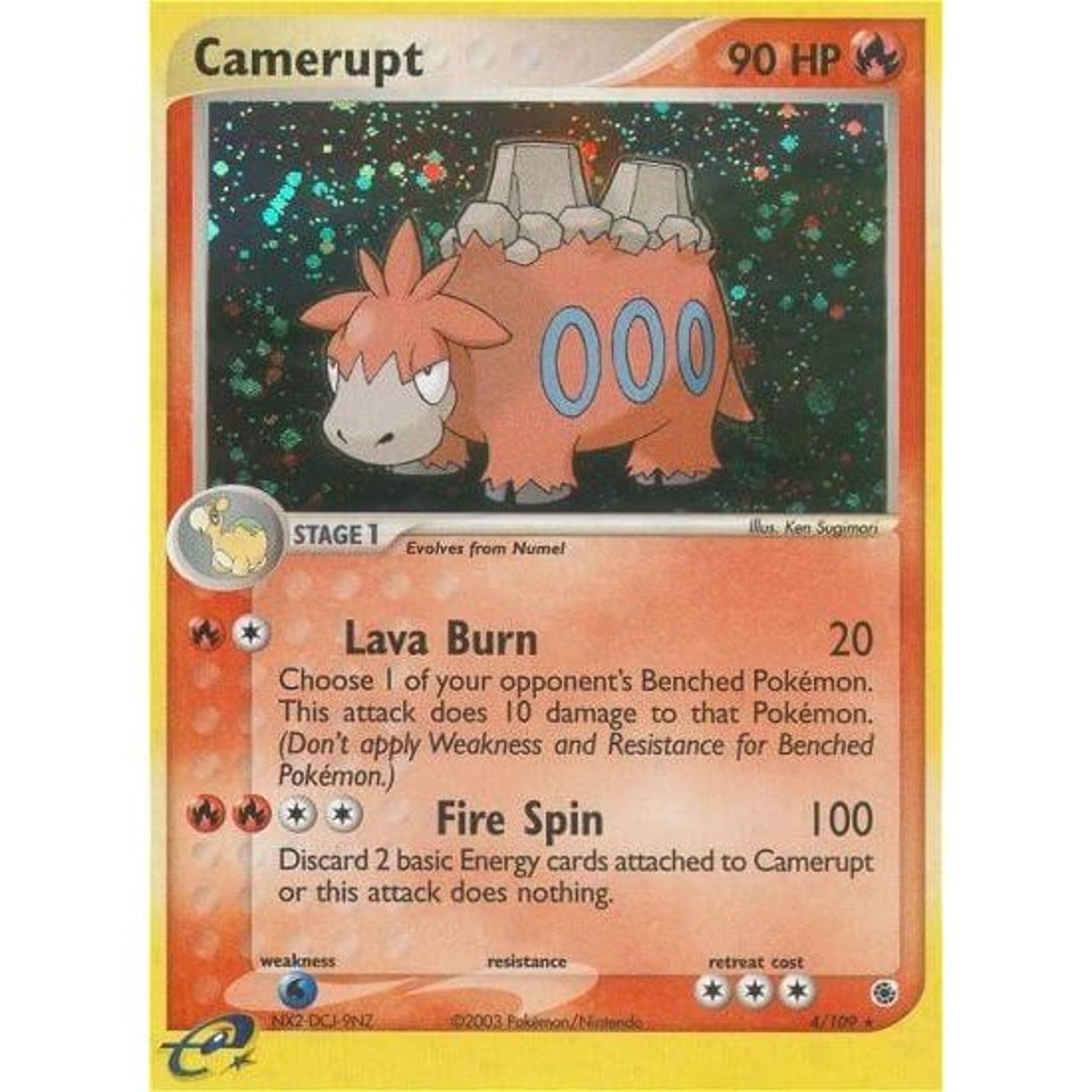 Image for Camerupt (4/109) (RS) - Pokemon