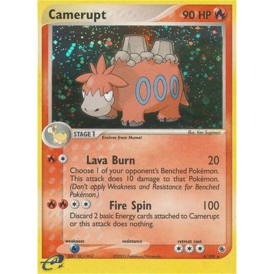 Image for Camerupt (4/109) (RS) - Pokemon