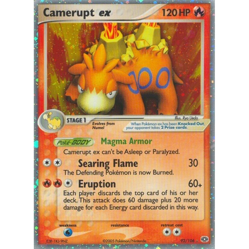 Image for Camerupt ex (92/106) (EM) - Pokemon