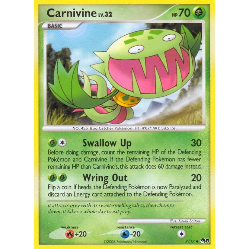 Image for Carnivine (007/017) (POP) - Pokemon
