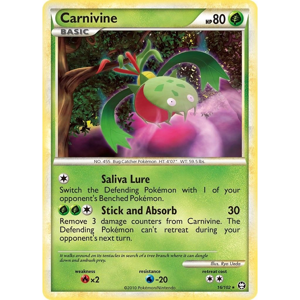 Image for Carnivine (16/102) (TM) - Pokemon