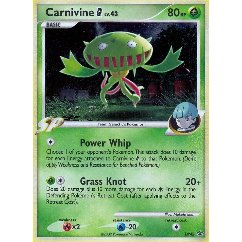 Image for Carnivine G - DP42 (DP42) (PR) - Pokemon