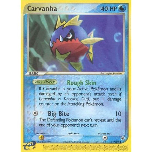 Image for Carvanha (51/109) (RS) - Pokemon
